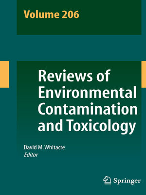 cover image of Reviews of Environmental Contamination and Toxicology Volume 206